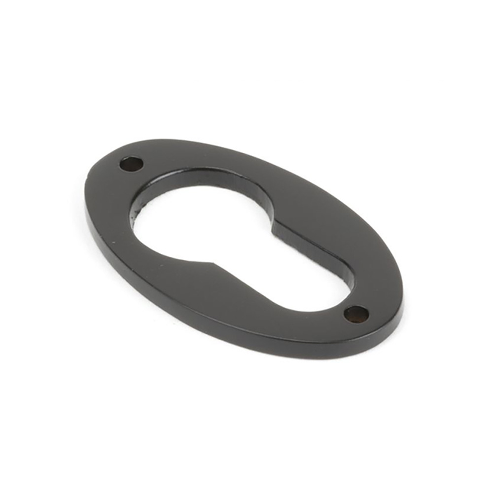 From the Anvil Oval Euro Escutcheon - Aged Bronze